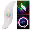 BIKIGHT LED Bicycle Wheel Tire Colorful Light Waterproof Willow Shape Bicycle Tyre Flash Decoration Warning Light for Ni
