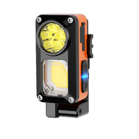 BIKIGHT LED Smart Sensor Headlamp Multi-Angle Adjustment Type-C Rechargeable 18650 Torch Built-in Battery 7-Modes Powerf