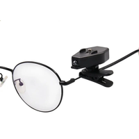 BIKIGHT Mini Flashlight Glasses Reading Lamp Eyeglass Clip Lantern Adjustable Universal Eyeglasses Lamp Flexible Book Re