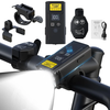 BIKIGHT Q09L Wireless Remote Control Bicycle Headlight with Horn Smart Light Sensor Digital Power Display Type-C Chargin