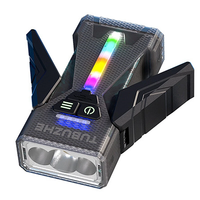 BIKIGHT SD-M19 5000LM Multiple Light Sources Flashlight with RGB Side Light Magnetic Adsoption Type-C Rechargeable Super