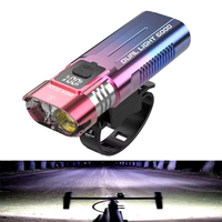 BIKIGHT SM220 800LM Dual-core LED Bicycle Headlight Battery Level Digital Display USB Charging Waterproof Front Bike Lig