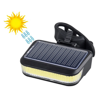 Bikight Solar Bike Taillight 600mAh Battery 6 Light Modes Type-C Solar Charging Waterproof Bicycle Rear Light for MTB Bi