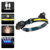 Bikight W678 Smart Sensor Headlight XPG+COB 6 Modes Type-C Charging 2000mAh Battery Flashlight Head Torch