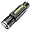 Bikight WL82 X9 LED+COB USB Charging Flashlight Zoomable 5 Modes LED Torch Flash Light Magnetic Attraction Waterproof Ou