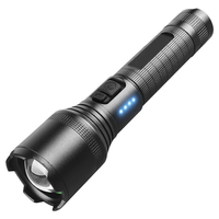 BIKIGHT XHP60 1000M Zoomable LED Flashlight Super Bright Powerful Portable Torch USB Rechargeable Outdoor Camping Tactic