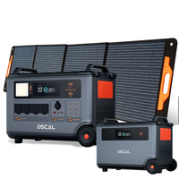 Blackview Oscal Powermax 3600 Rugged Power Station with BP3600 Battery Pack/PM200/PM400 Solar Panel Kit 3600Wh to 57600W