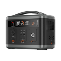 Blackview OSCAL PowerMax 700 666Wh Portable Power Station with 12 Charging Outlets Large LCD Display Built-in BMS LED Fl