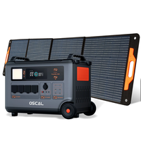 Blackview Oscal PowerMax3600 Rugged Power Station with 1/2/3/4*PM200 Solar Panel Kit 3600Wh to 57600Wh LiFePO4 Battery P