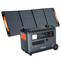 Blackview Oscal PowerMax6000 Rugged Power Station with 1/2/3/4*PM200 Solar Panel Kit 3600Wh to 57600Wh LiFePO4 Battery P