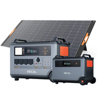 Blackview Oscal Powermax6000 Rugged Power Station with BP3600 Battery Pack/PM200/PM400 Solar Panel Set 3600Wh to 57600Wh