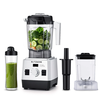 BlitzHome® BH-207C Professional 1600W Countertop Blender 6-Leaf Blade 3 Programs Smoothie & Ice Crushing Blender with 2L