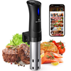 BlitzHome® SV2209 1100W Sous Vide Cooker APP Control Thermal Immersion Circulator Machine with Digital LED Display Time