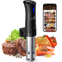 BlitzHome® SV2209 1100W Sous Vide Cooker APP Control Thermal Immersion Circulator Machine with Digital LED Display Time