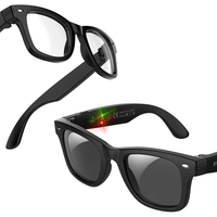 BlitzWolf BW-AG1 AI Smart Glasses Heart Rate Blood Oxygen Monitoring UV Detection 100+ Languages AI Translation HiFi Aud