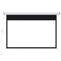 Blitzwolf BW-VS13 Electric Motorized Projector Screen 100-Inch Coated White Plastic 16:9 4K Support 3D Projector With Re