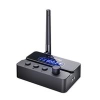 Bluetooth 5.3 Receiver Transmitter S3 HiFi Audio Wireless Adapter 15m Long Range AUX RCA USB Optical Fiber Connection