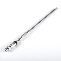 BNC FM Antenna 76-108 MHz Extendable to 123cm Portable Radio Transceiver Enhanced Signal Reception