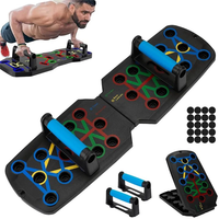 Bominfit 28 in 1 Folding Push Up Board 300kg Load-bearing Sport Plank Abdominal Chest Push-Ups Stands for Fitness Workou
