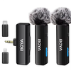 BOYA BOYALINK Wireless Lavalier Lapel Microphone HD Noise Cancelling 100M Wireless Tranmission Mini Mic for iPhone Andro