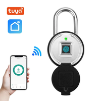 BOZZYS PL-P3Z-TY Tuya Smart Fingerprint Padlock Electronic Door Lock bluetooth-compatible APP Unlock Waterproof Home Sec