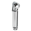 Brass Shattaf Douche Spray Bidet Toilet Shower Head Nozzle Holder Silver Bidet Cleaning Device