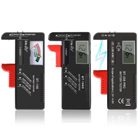 BT168D BT168 Pro Digital Battery Capacity Tester LCD BT-168D Checker for 9V 1.5V AA AAA Cell C D Batteries BT-168