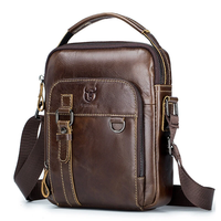BULLCAPTAIN Genuine Leather Men