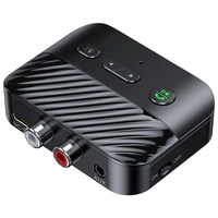 C68S bluetooth 5.3 Audio Receiver Support TF U-disk Music Play 3.5mm Aux RCA Wireless Audio Adapter for Car TV PC Speake