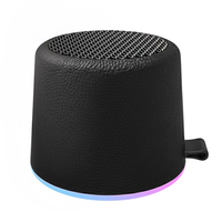 CAANKE Mini Magnetic Speaker Wireless bluetooth Speaker 700mAh Battery LED Light TWS Pairing Outdoors Portable Speakers