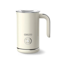 CAFELFFE MK-202 4-in-1 Electric Milk Frother Frothing Foamer Chocolate Mixer Cold/Hot Latte Cappuccino Fully Automatic M