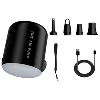 Camping Light Wireless Air Compressor 4000Pa Mini Inflate Deflate Pump 2200mAh Outdoor Inflator Pump for Inflatable Mats