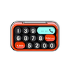 Car Accessory Creative Keyboard Temporary Parking Card License Phone Number Plate Hidden Car Stop Sign