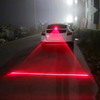 Car Auto LED Laser Fog Light Motorcycle Tail Lamp Vehicle Anti-Collision Taillight Brake Braking Warning Lamps Car Fog L