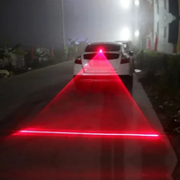 Car Auto LED Laser Fog Light Motorcycle Tail Lamp Vehicle Anti-Collision Taillight Brake Braking Warning Lamps Car Fog L