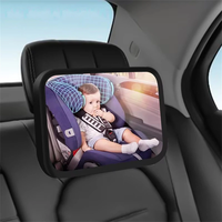 Car Baby Mirror Monitor 360° Rotatable Adjustable Wide Angle Rear Seat Baby Child Safety Mirror