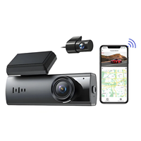 Car Dash Cam GPS WIFI 24h Record Front 2K/3K/4K Rear 1080P Dual Camera Driving Recorder G-Sensor Night Vision WDR Car DV