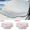Car Front Windshield Snow Cover FrostSnow Protection Anti-freeze Cover Car Sunshade Winters Frost Cover Sun Cover Wate