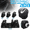 Car Headlight Switch Side Power Mirror Switch Chrome Switch for VW Golf 5 6 Jetta 5 6 Passat B6 Touran Tiguan