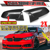 Car Rear View Mirror Cap Cover For BMW F21 F22 F30 F32 F33 F34 F35 F36 E84 2012-2019 Carbon Fiber Look Direct Add-On M-S