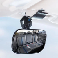 Car Safety View Back Seat Mirror Baby Car Mirror Children Facing Rear Ward Infant Care Square Safety Kids Monitor 1/2pcs