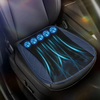 Car Seat Ice Silk Cooling Pad Car Seat Cushion Summer Cooling Ventilation Seat Pad with USB Fan Breathable Cooling Home