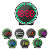 Car Speedometer Head-Up Display 7 Color Lights GPS Dashboard Monitor Overspeed Warning Large Fonts Plug and Play Univers