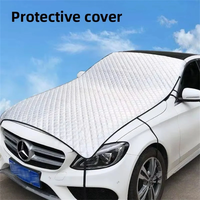 Car Sunshade Hood Windshield Snow Covers Heat Insulation Waterproof Windproof UVA Protection Foldable Front Cover Auto A