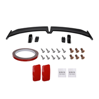 Car Tail Wing Bumper Spoiler GT 58 inches Universal Car Trunk Decorative Strip without Perforated Spoiler