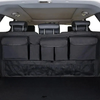 Car Trunk Organizer Oxford Cloth Backrest Storage Bag Multi-functional Net Hanging Bag Car Seat Back Hanging Storage Bag