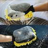Car Washing Gloves Coral Gloves Soft Anti-Scratch Car Washing Multi-Function Thick Cleaning Gloves Car Wax Brush for Car