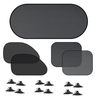 Car Window Sunshade Cover Sun UV Protection Auto Front Rear Black Window Curtain Side Glass Mesh Sunshades
