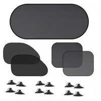 Car Window Sunshade Cover Sun UV Protection Auto Front Rear Black Window Curtain Side Glass Mesh Sunshades