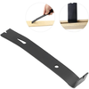 Carbon Steel Pry Bar Claw Integrated Nail Puller Crowfoot Wrecking Tool Black for Woodworking and Household Repair and M